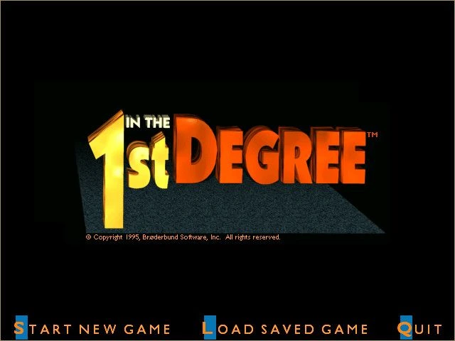 In the 1st Degree 截图