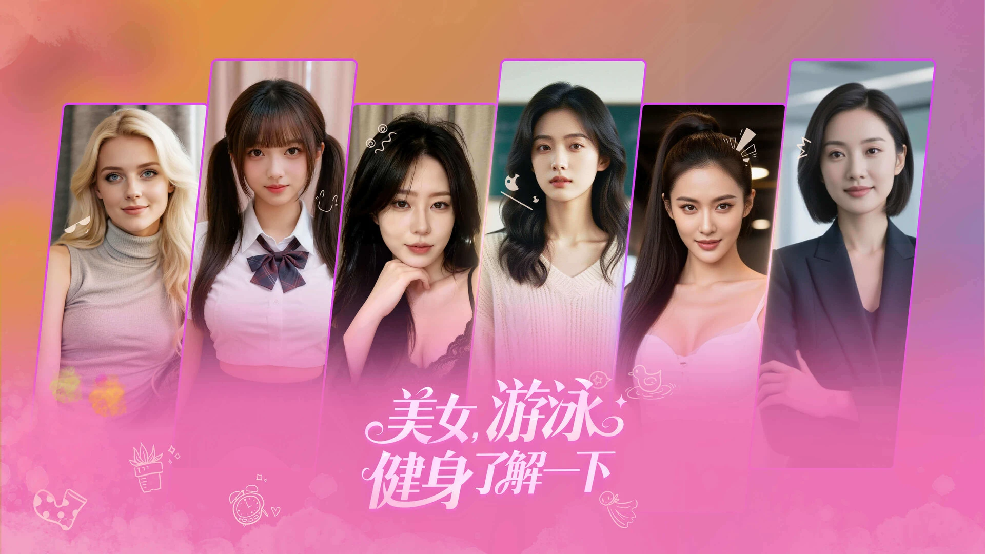 美女,游泳健身了解一下 截图