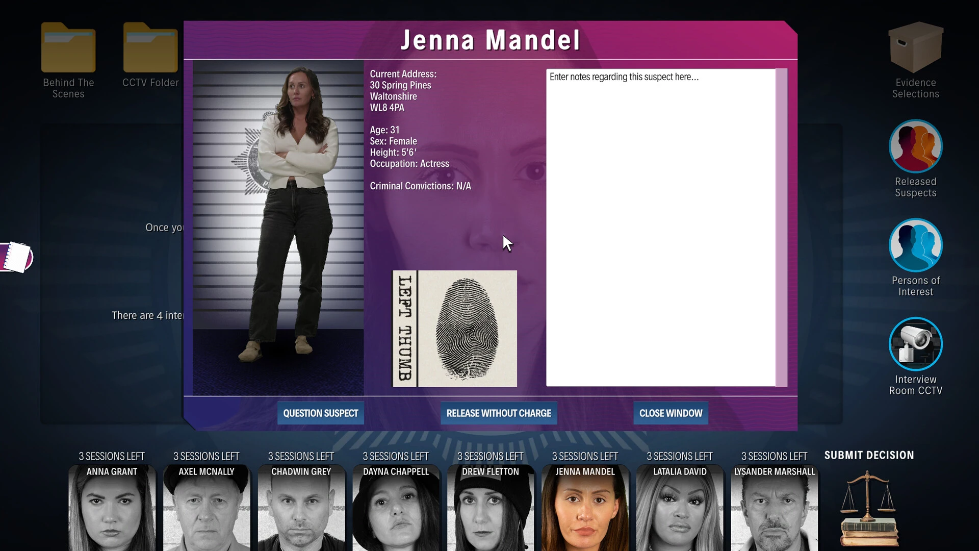 The Murder of Jessica Channing 截图